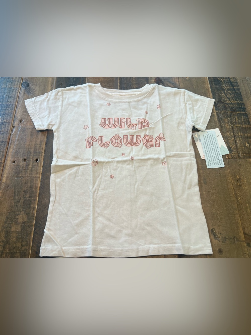 Dot Dot Smile size 3/4 girls Wild Flower tee new
